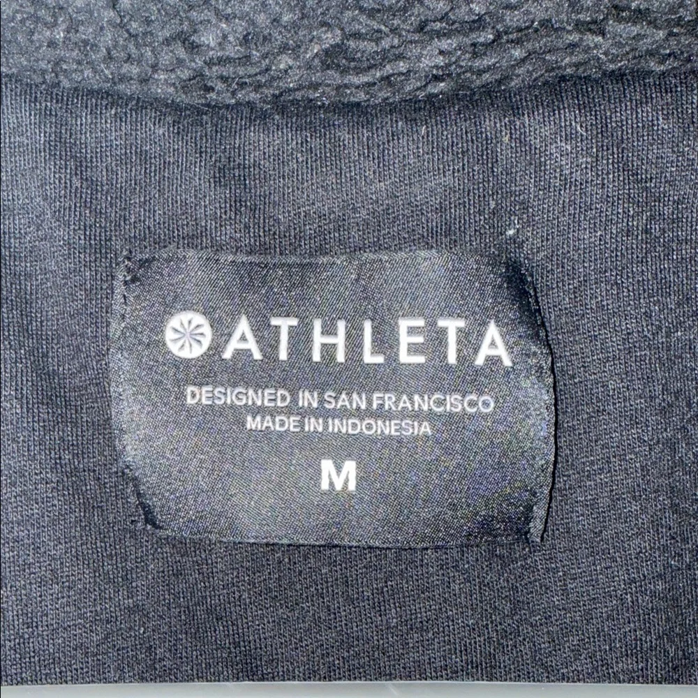 Athleta Black Teddy Jacket - Picture 2 of 4